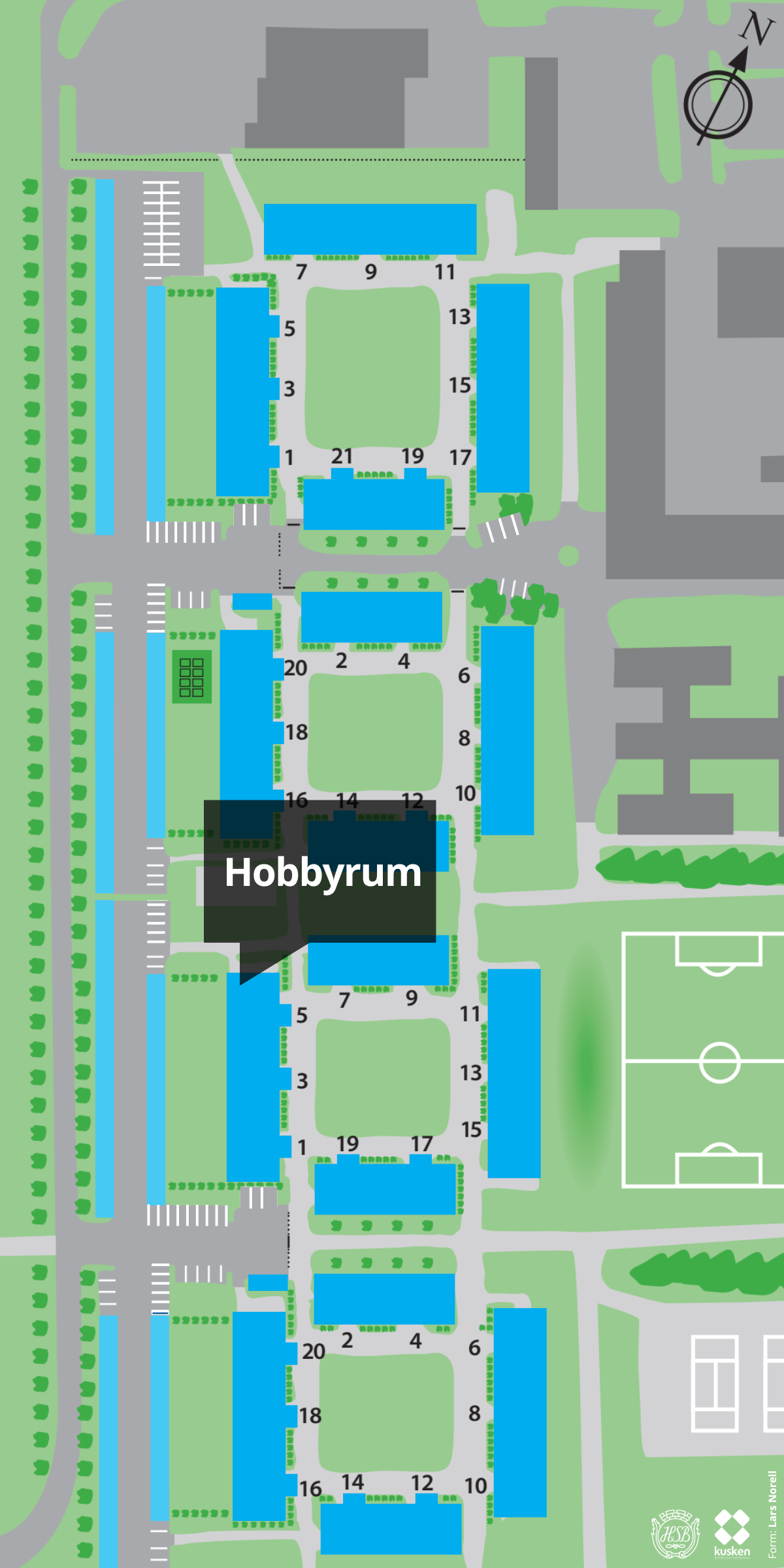 Karta Taptogränd 5 - Hobbyrum